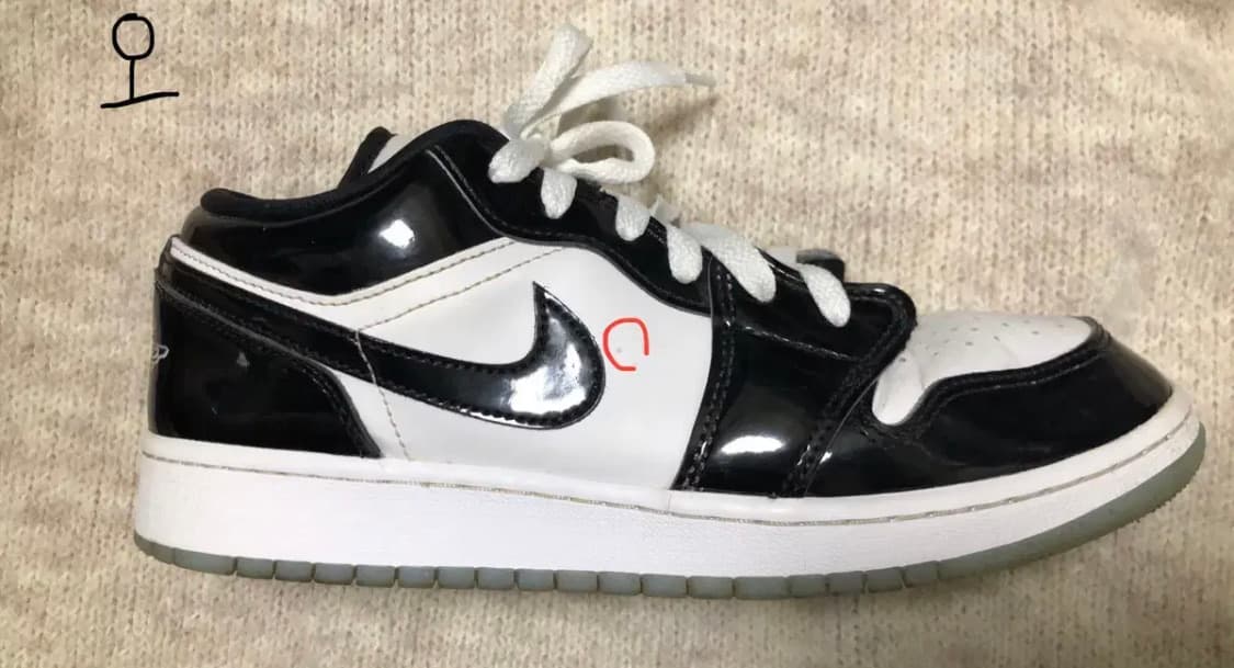 240) 나이키 조던1 로우 SE 콩코드 상품이미지4