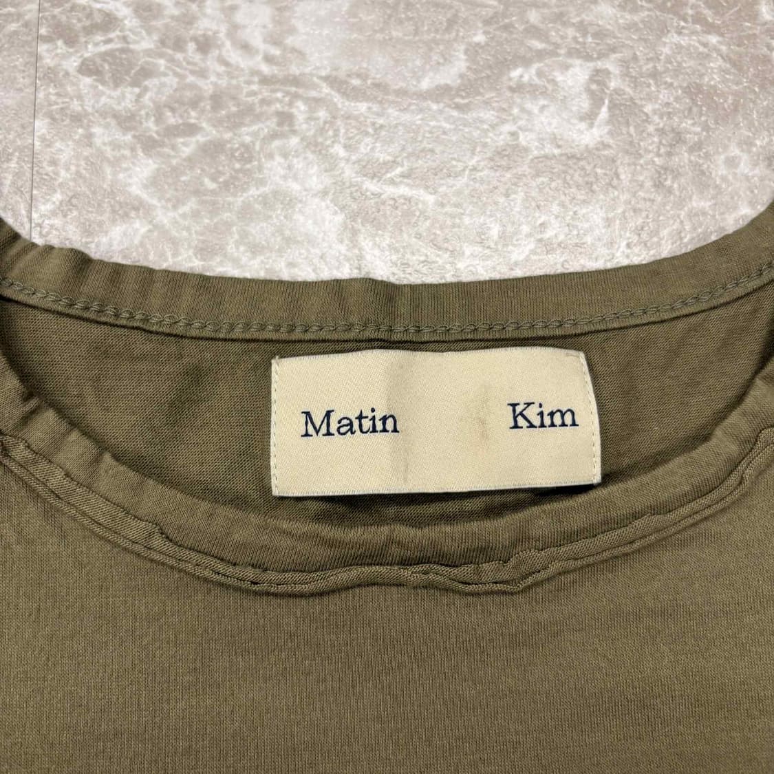 Matinkim 마뗑킴 시그니처 크롭 걸즈 반팔 티셔츠(OS) 상품이미지5