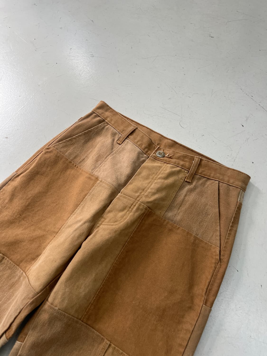 빈티지 헤비코튼 패치워크 워크팬츠 상품이미지2