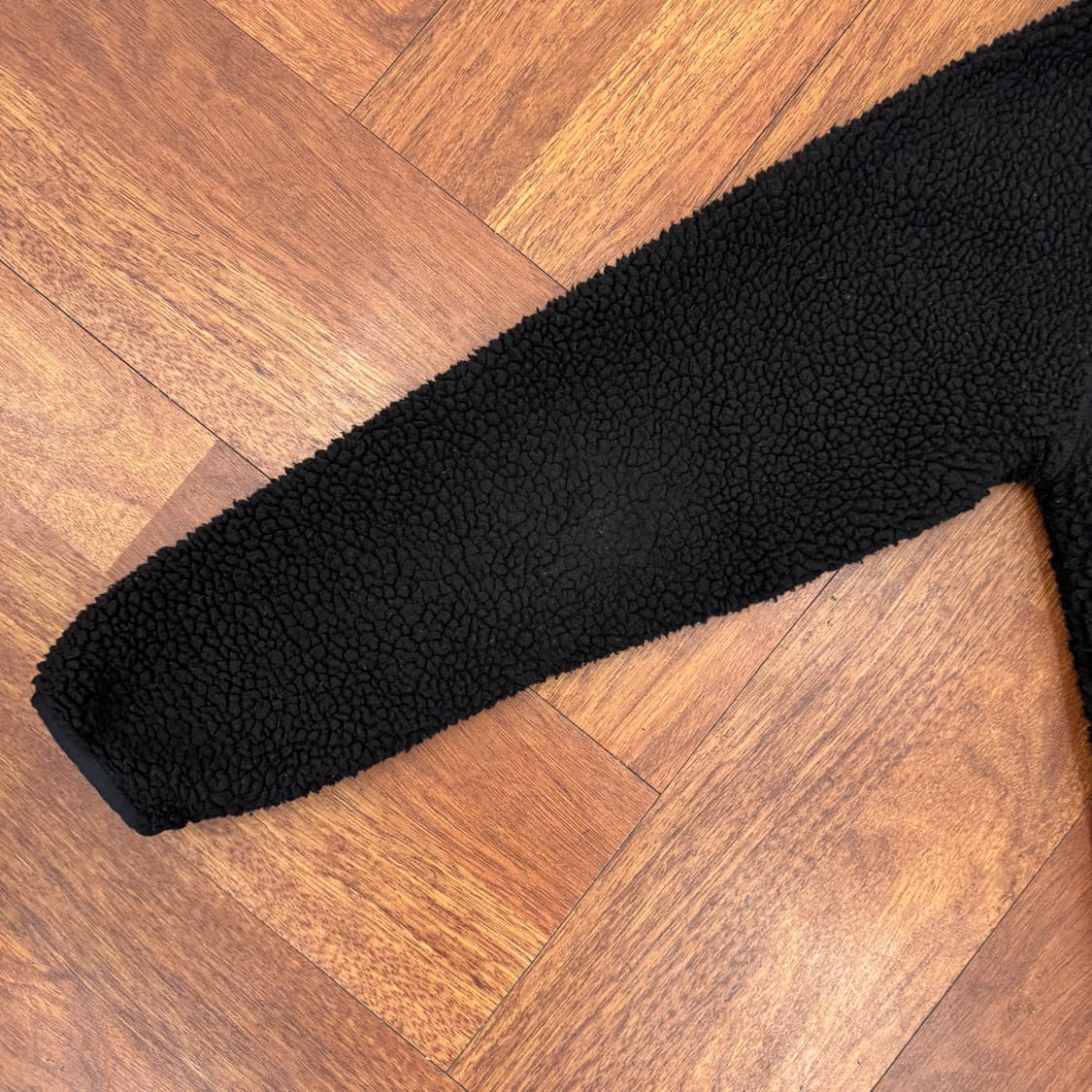 M(100) 칼하트 WIP 블랙 플리스 집업 자켓  상품이미지7