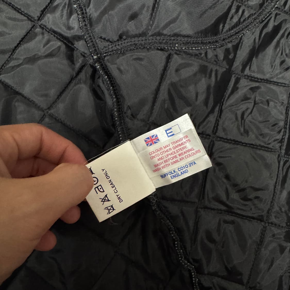 라벤햄 울 퀄팅 롱 자켓 6사이즈 xs 상품이미지6