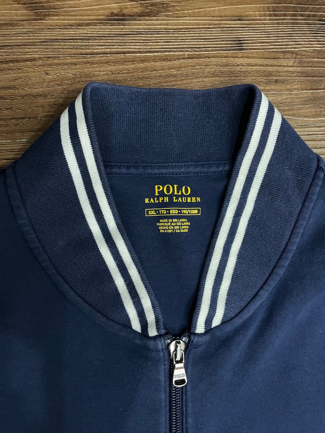 폴로 랄프로렌 네이비 코튼 집업 자켓 상품이미지6