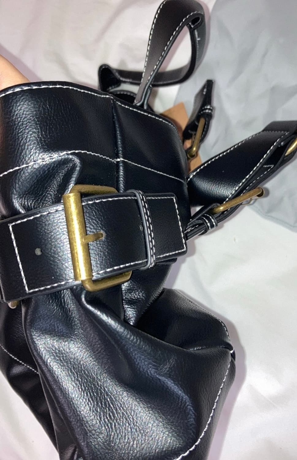 (유일매물)비비안웨스트우드 토트백 블랙 상품이미지4