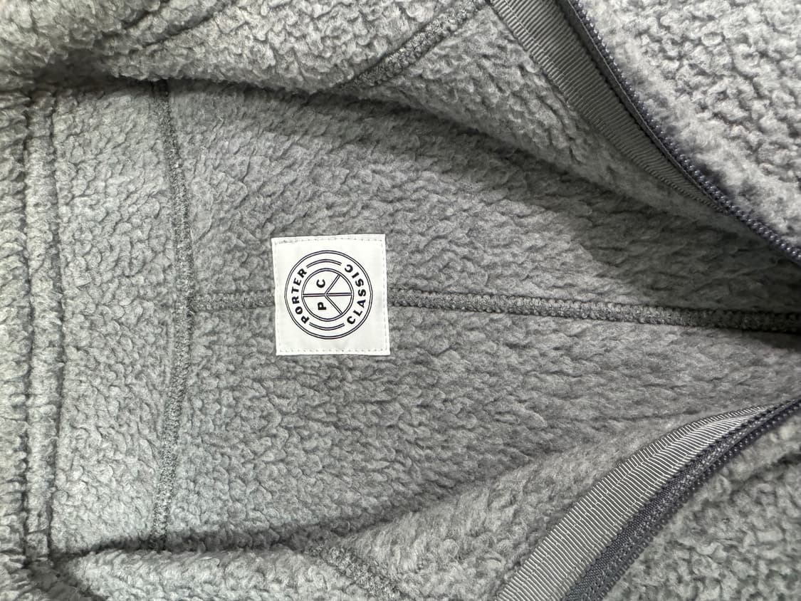 PORTER CLASSIC Fleece Zip-up Shirt Coat 상품이미지4