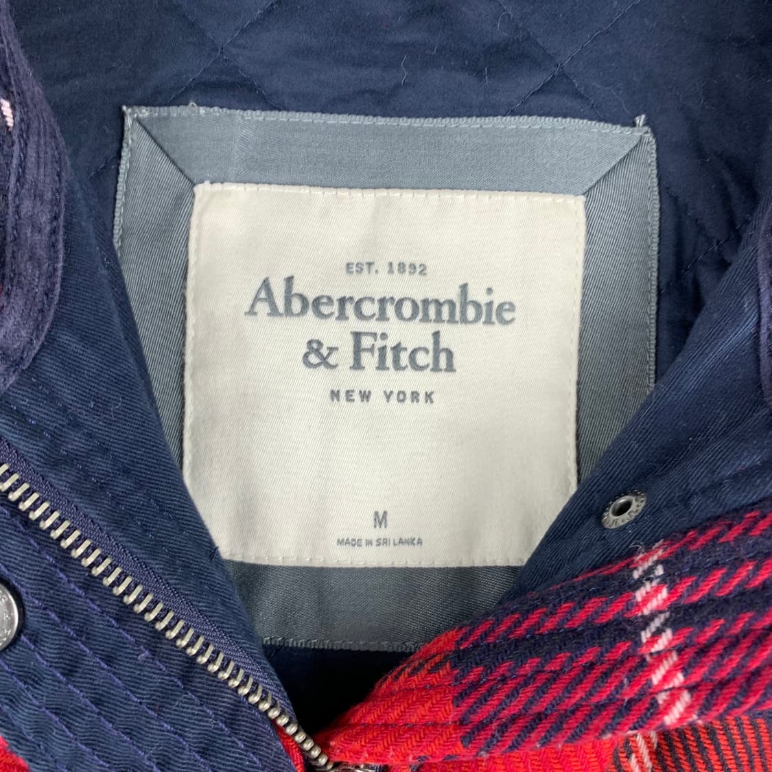 아베크롬비 y2k 와투케 체크 울프죠 울 자켓 상품이미지7