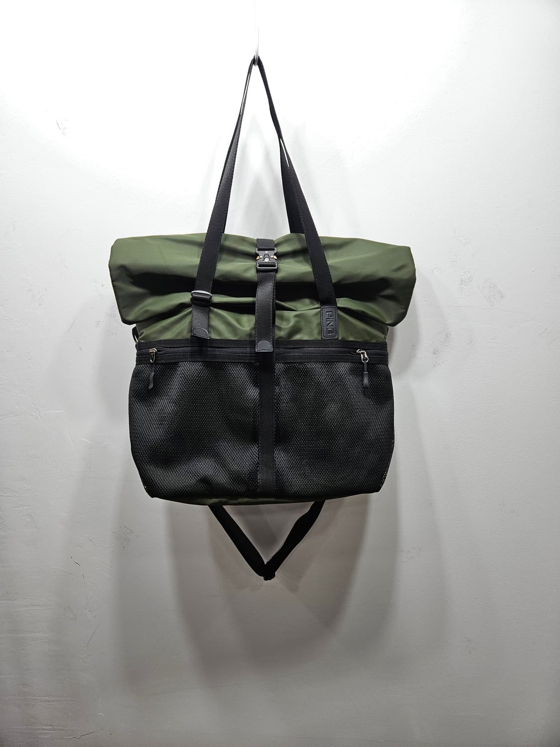 핑(PING) 롤탑 토트백 카키/블랙 상품이미지1