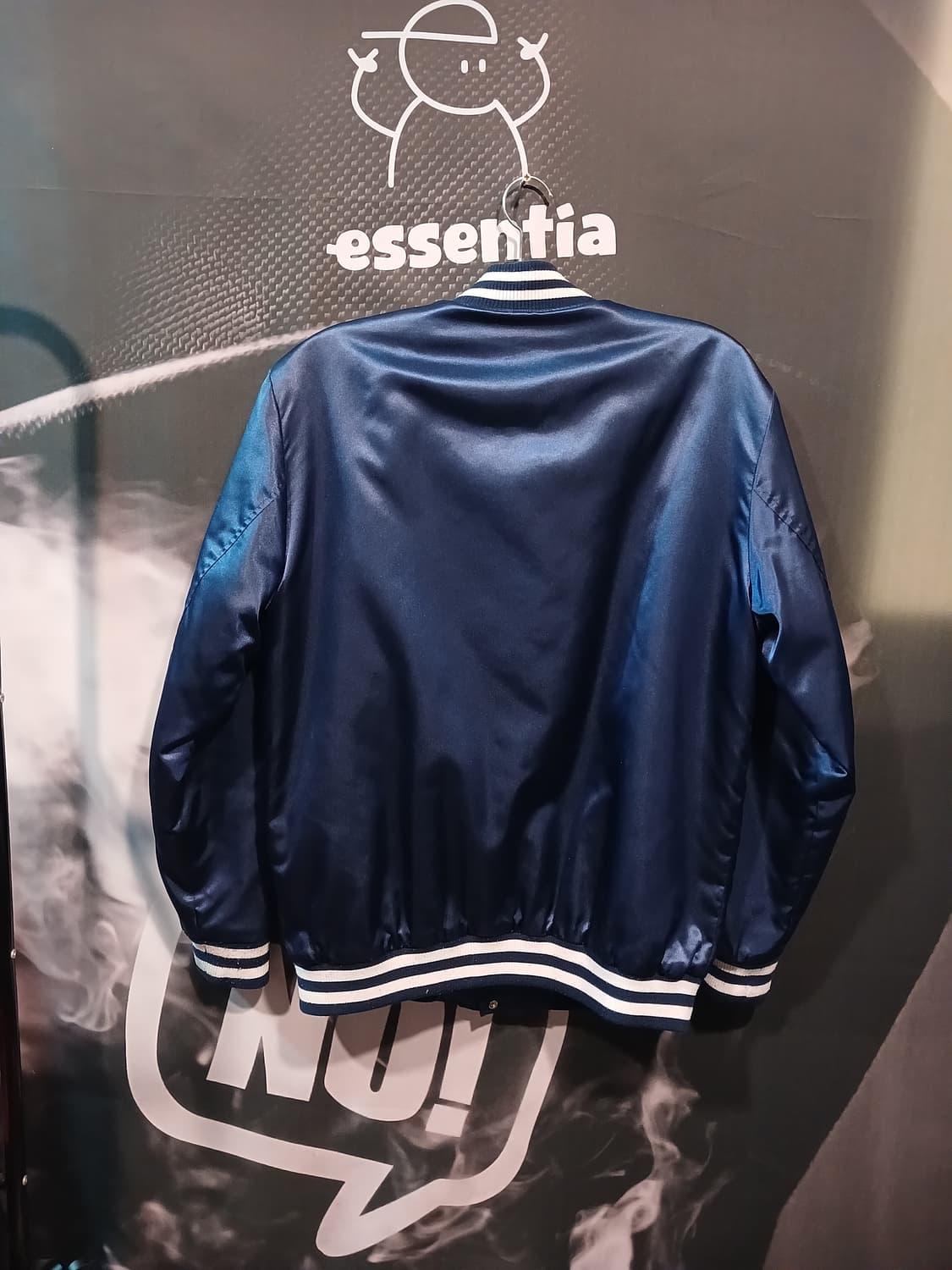 펠틱스 빅로고 누빔 바시티 자켓 상품이미지2