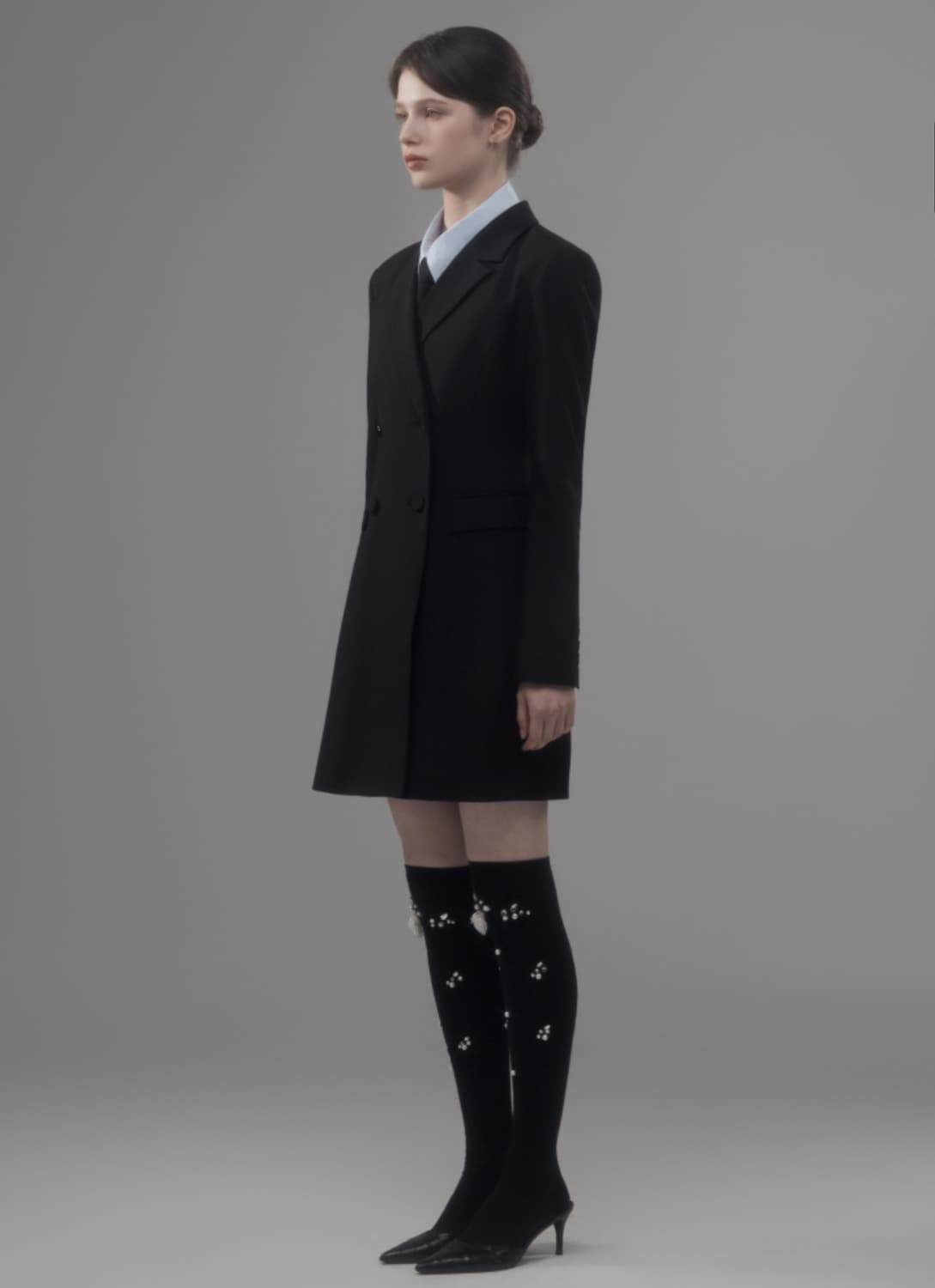 마우솔레움 수트 원피스 블랙 s 상품이미지2