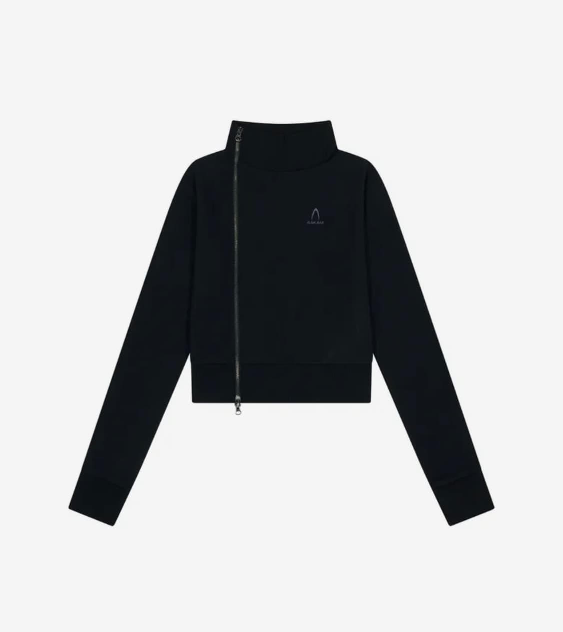 [새상품] 아캄 사이드 넥 집업 블랙 상품이미지2