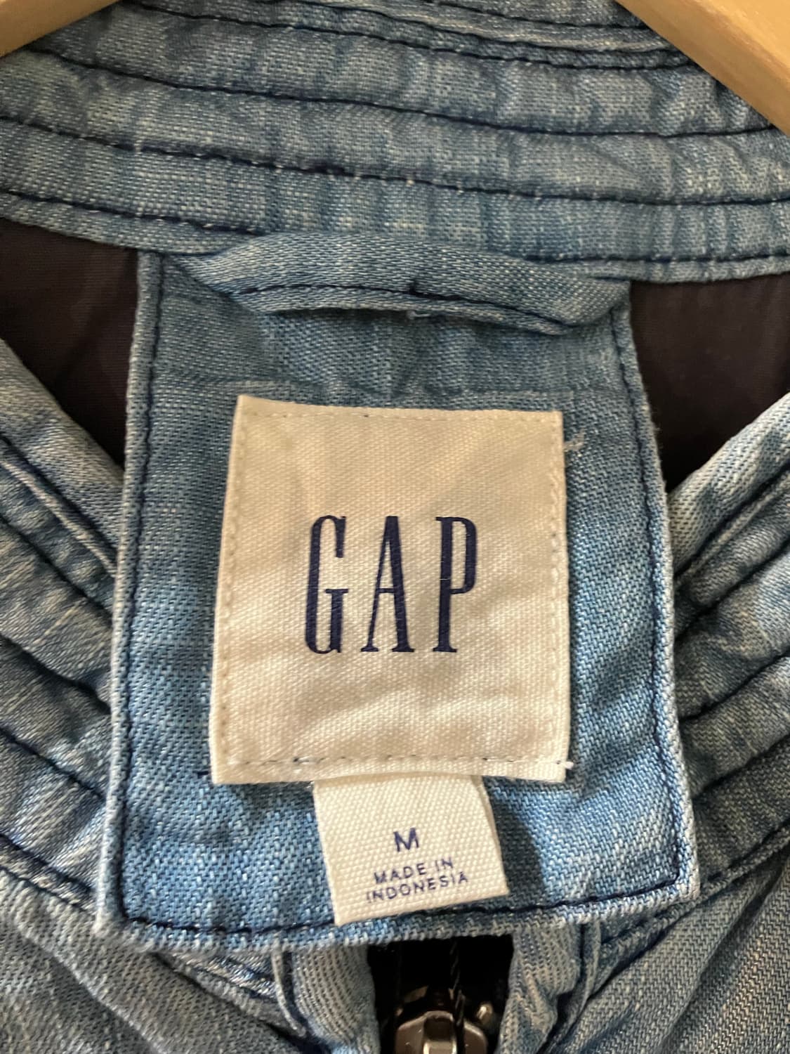 GAP 퀼팅 데님 자켓 M 상품이미지4