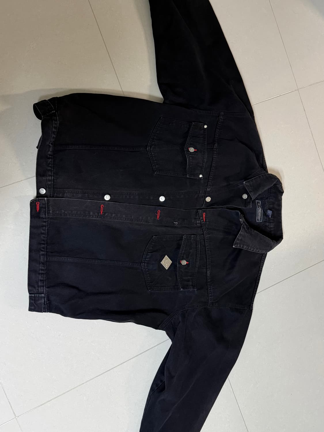 Ri:kors 빈티지 흑청 자켓 상품이미지1