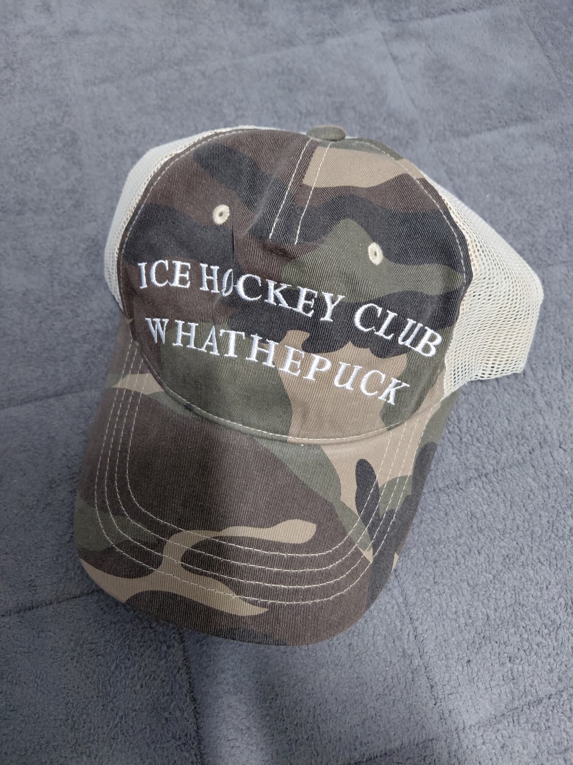 카모플라쥬 메쉬 볼캡 왓더퍽(WHAThePUCK) 상품이미지2