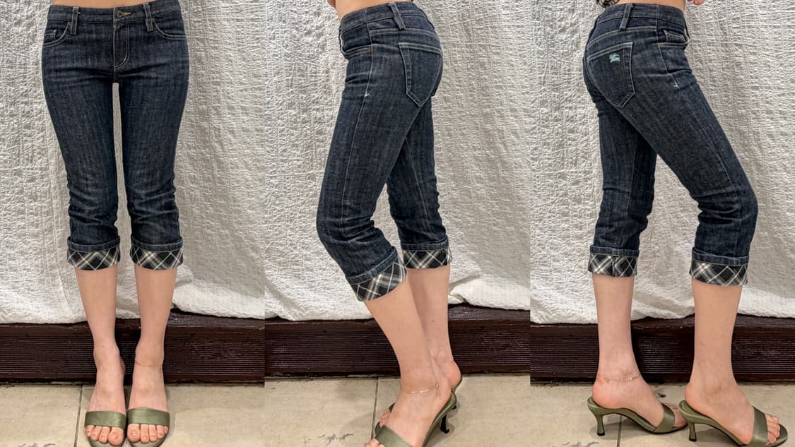 Burberry blue label denim capri 상품이미지5