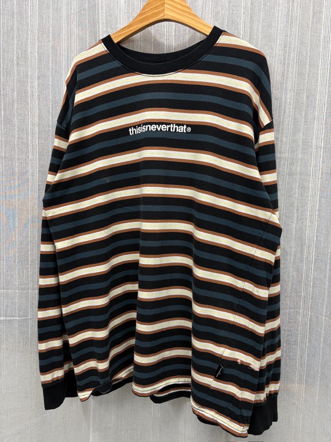 디스이즈네버댓 스트라이프 긴팔티 상품이미지1