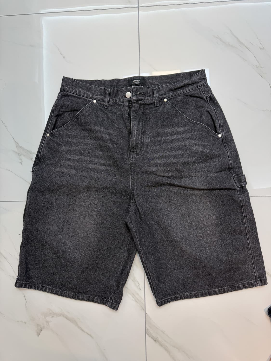 [XL] 카네이테이 워싱진 반바지 상품이미지1