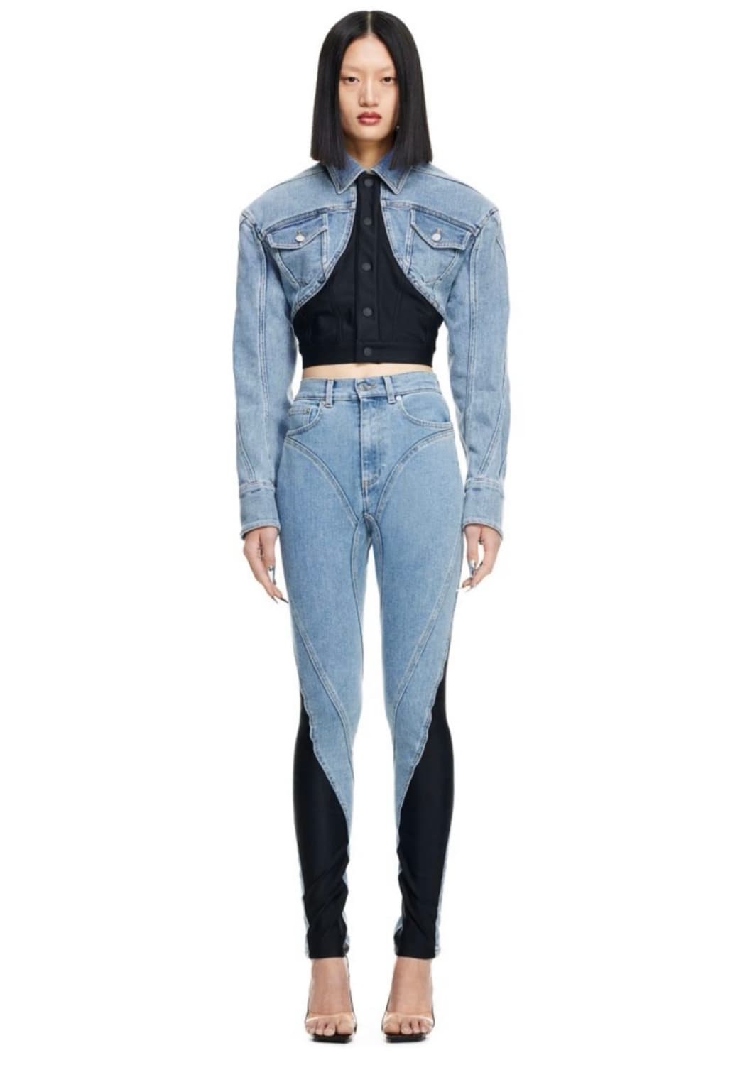 뮈글러 h&m 스파이럴 패널 진 36 상품이미지2