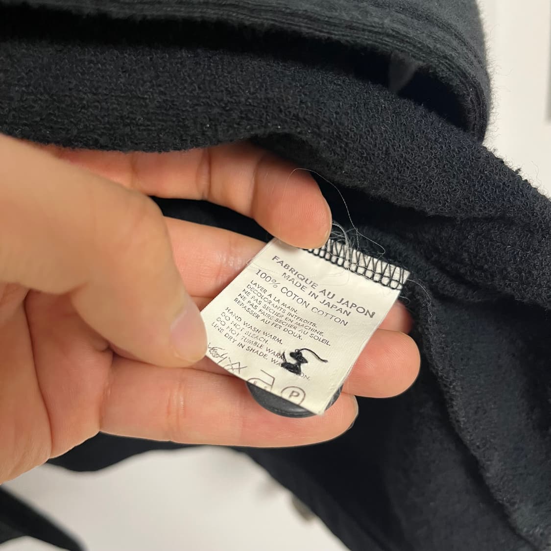 요지 야마모토 코튼 저지 자켓 상품이미지4