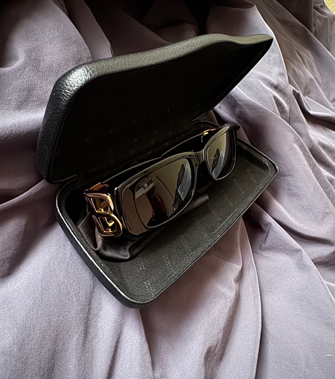 발렌시아가 다이내스티 렉탱글 선글라스 블랙 상품이미지2