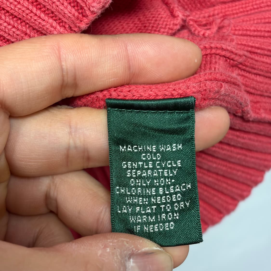 폴로 랄프로렌 케이블 니트집업 상품이미지5