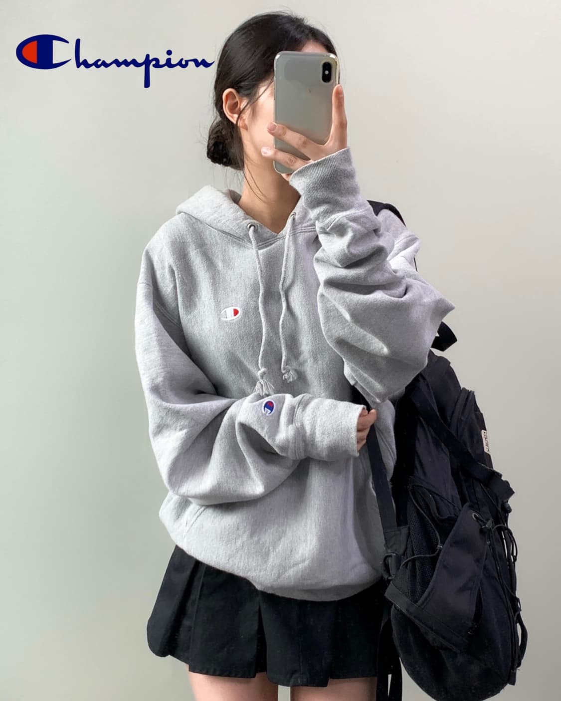 챔피온 리버스위브 후드티  상품이미지2