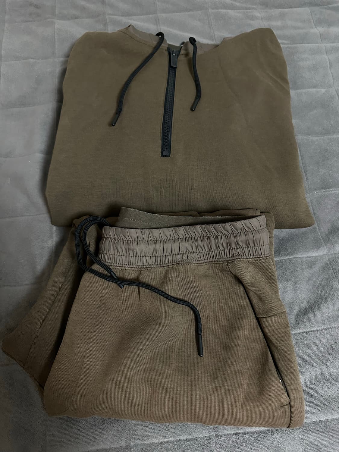 [상의3XL/하의L] 유니클로 +J 질샌더 하프집 후드 조거 바지 셋업 상품이미지6