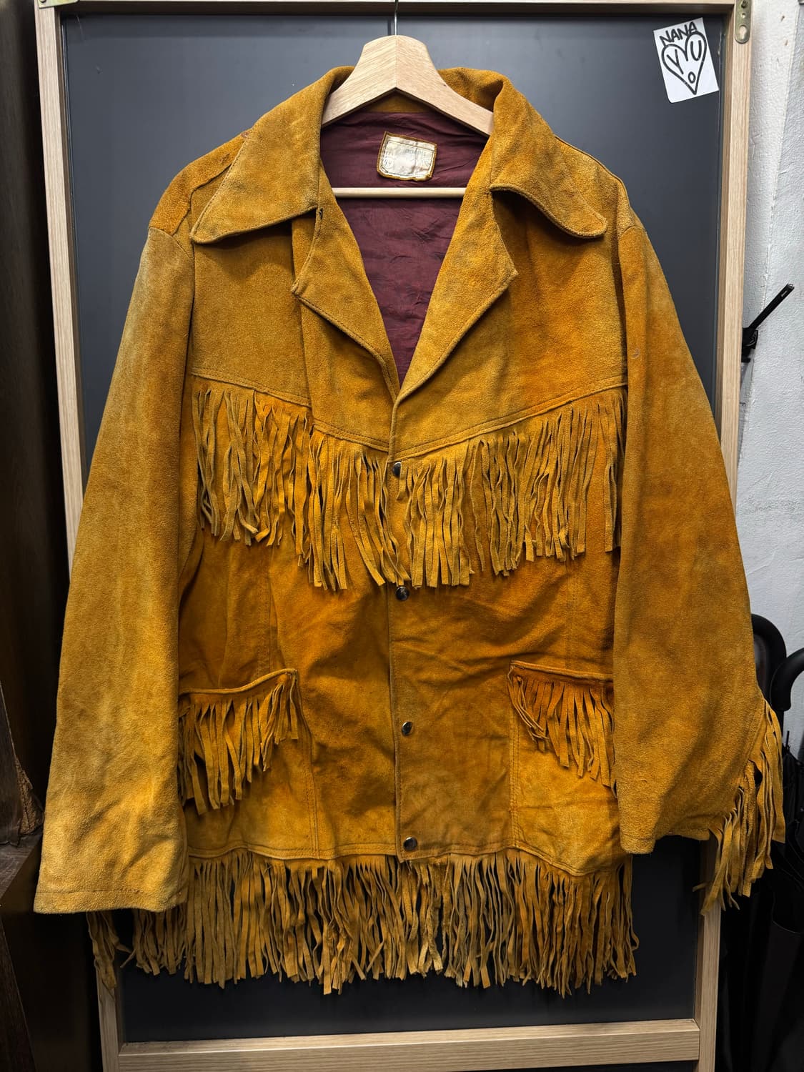 70s western suede fringe jacket 상품이미지1