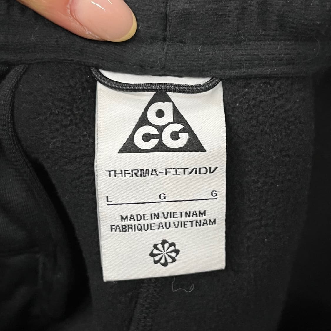 [정품/L] 나이키 ACG 플리스 조거팬츠 블랙 b15 상품이미지4