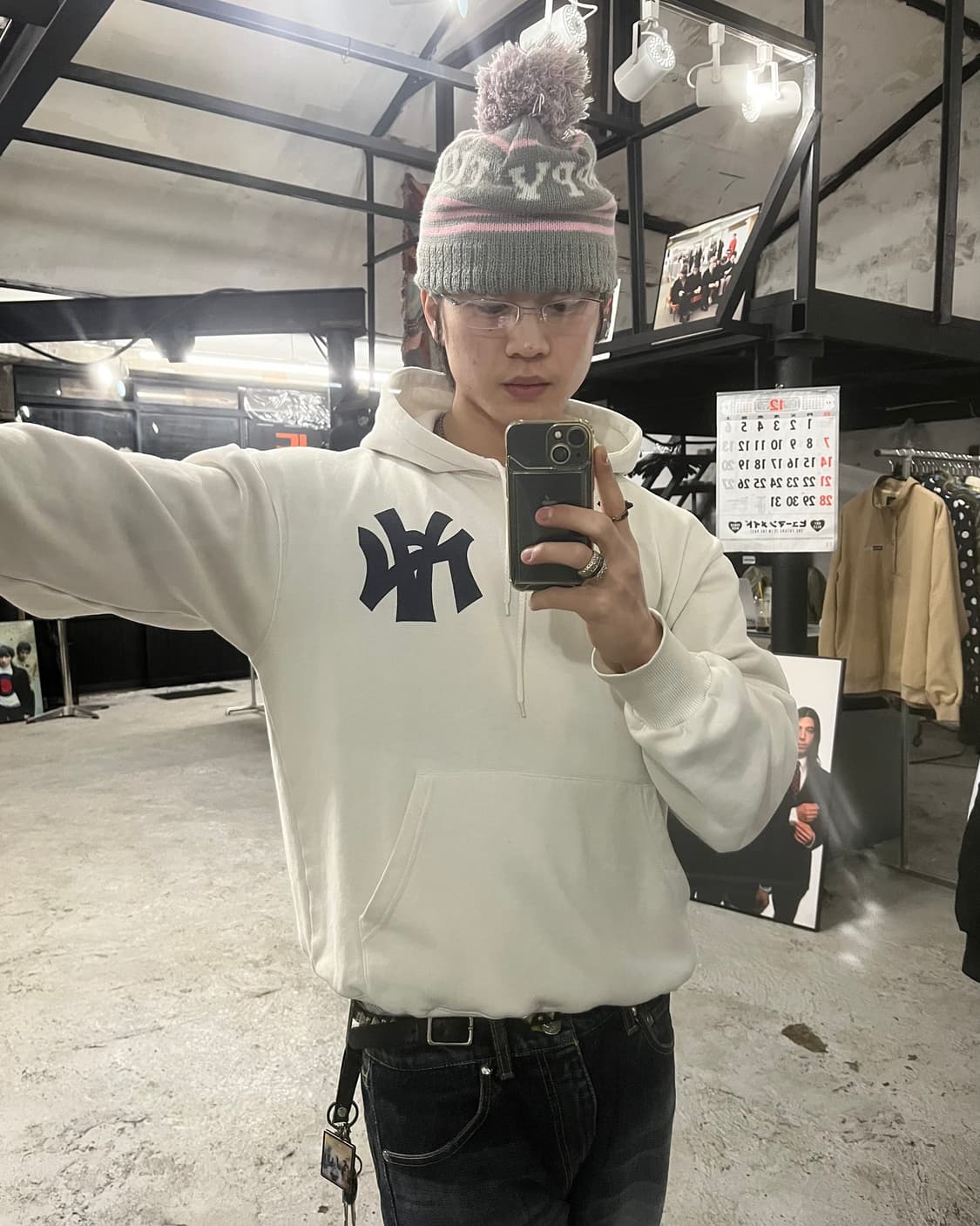 vtg pompom beanie 상품이미지1