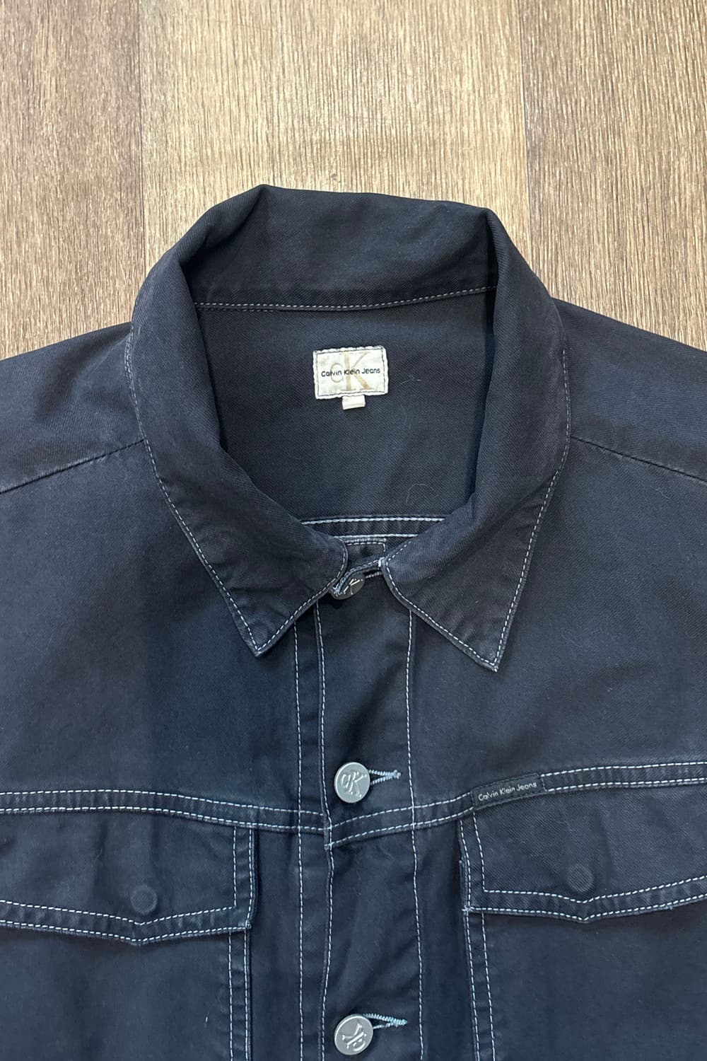 CalvinKlein Contrast StitchTruckerjacket 상품이미지6