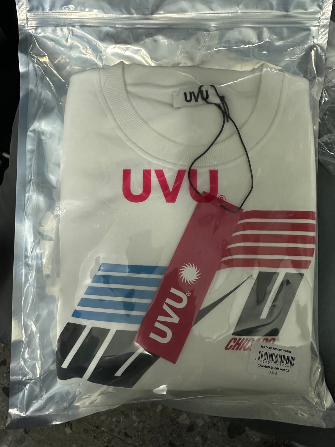 UVU 시카고 25 크루넥 화이트(맨투맨, 스웨셔츠) L 상품이미지4