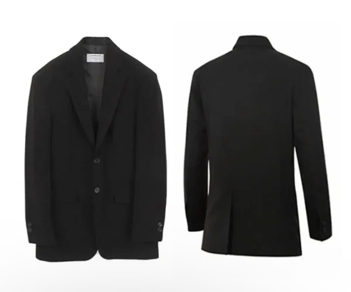 오버더원 블랙 자켓 정장 자켓 수트 블레이저 L 상품이미지2
