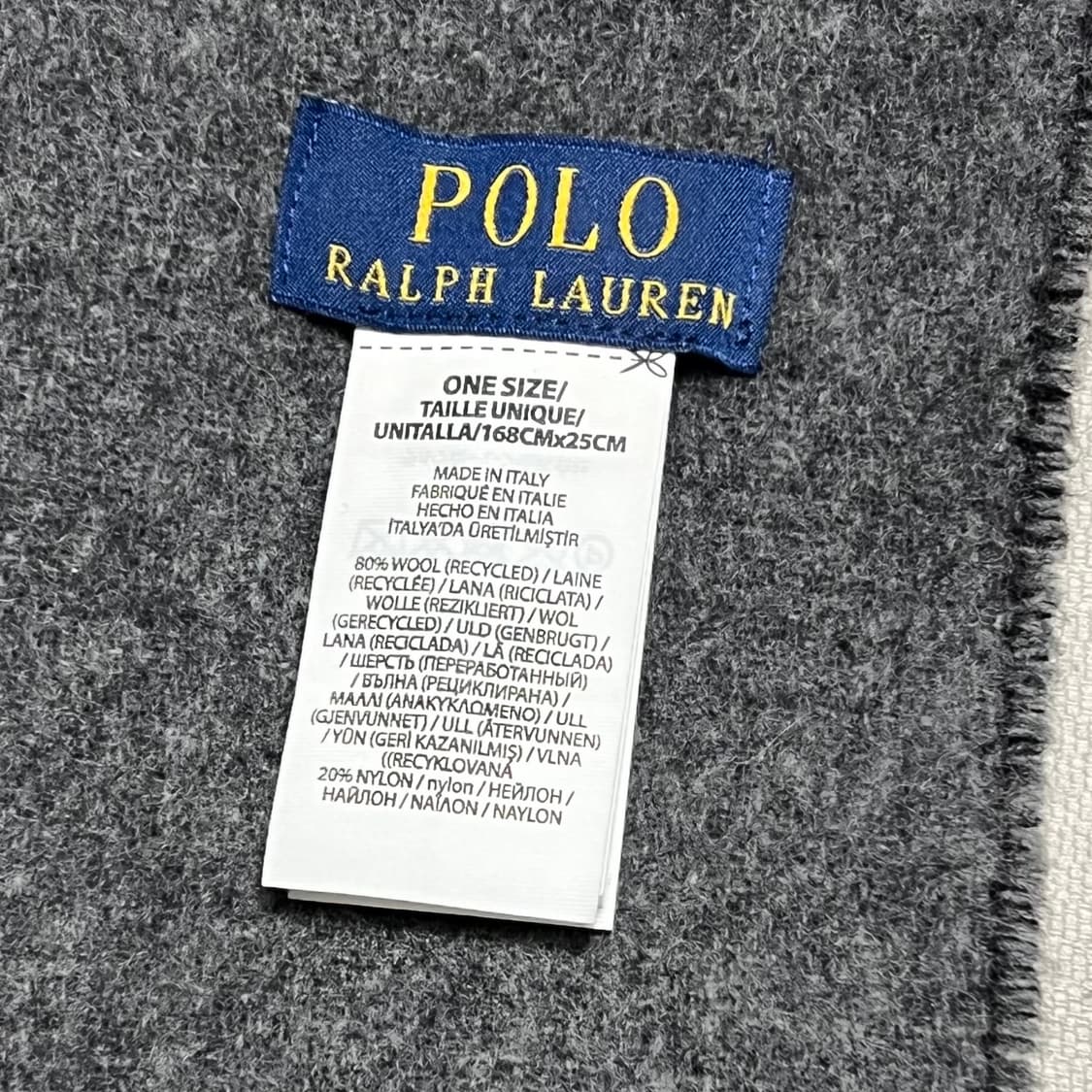 OS 폴로랄프로렌 울 캐시미어 리버시블 머플러 상품이미지6