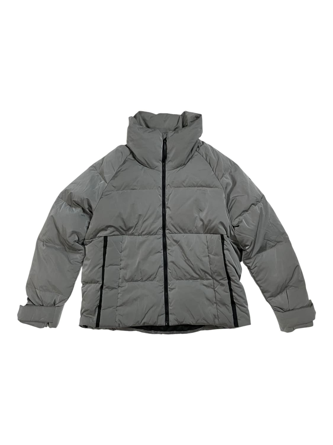 아디다스 실버 숏 패딩 점퍼 S 상품이미지2