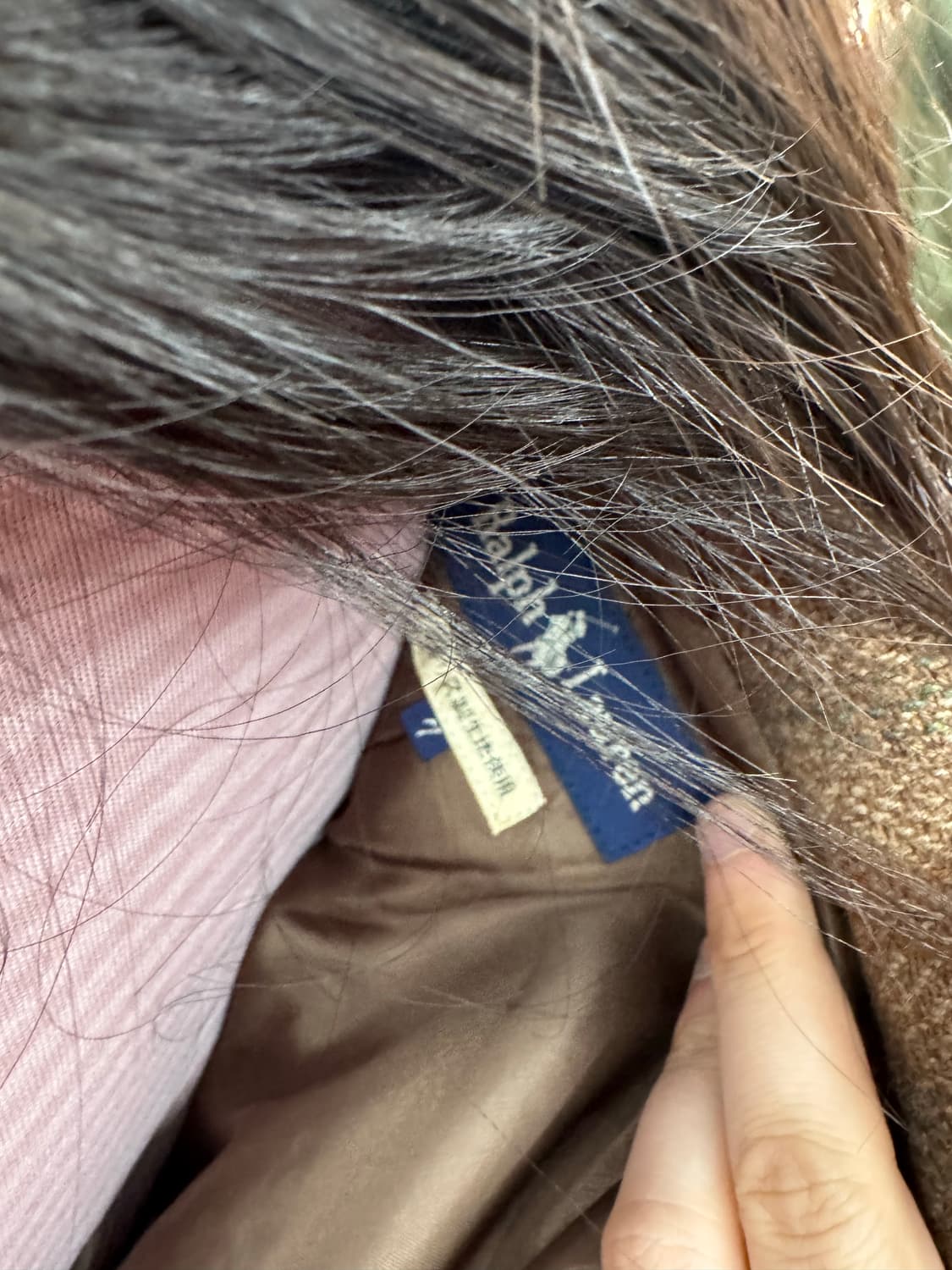 폴로 빈티지 블루라벨 모직 마이 자켓 여성 55반 까지추천 상품이미지7