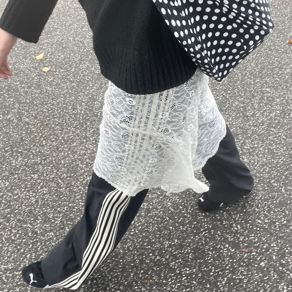 레이어드 랩스커트 상품이미지2