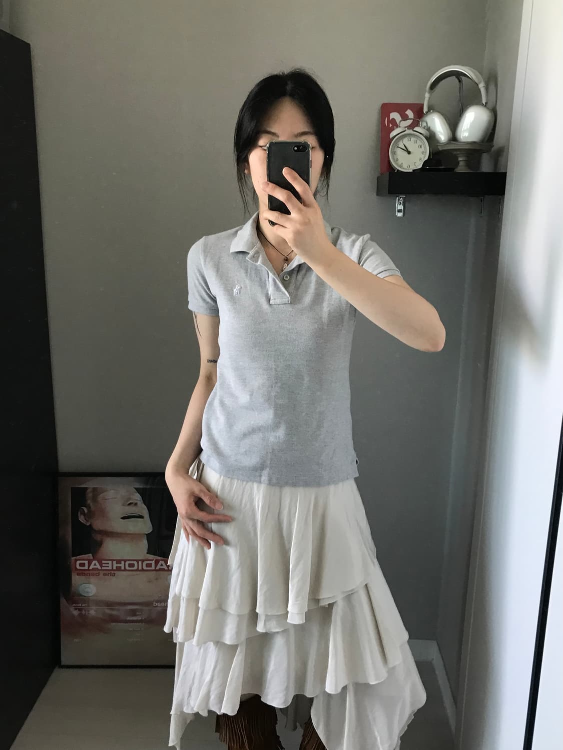 폴로 랄프로렌 포니로고 그레이 카라티 상품이미지3