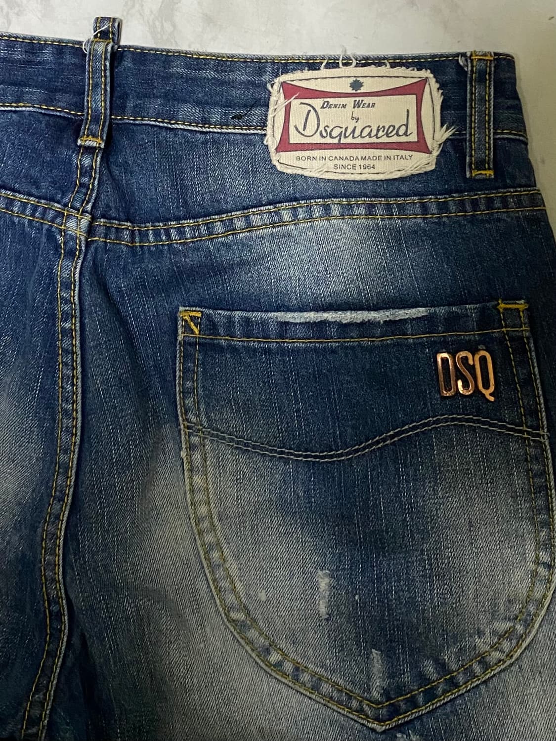 디스퀘어드2 청 반바지 32 인치 상품이미지5