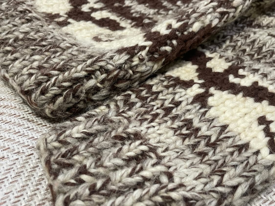 빈티지 캐나다 헤비 코위찬 니트 집업 J03585 상품이미지3