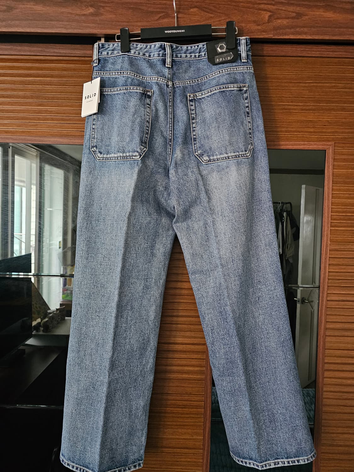 솔리드옴므 블루 와이드 데님 48 상품이미지2