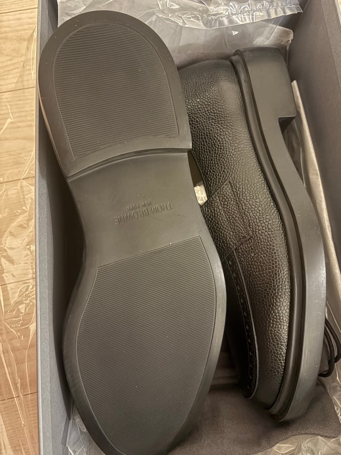 새상품)톰브라운 그레인 레더 페니 로퍼 블랙 us7(240) 상품이미지9