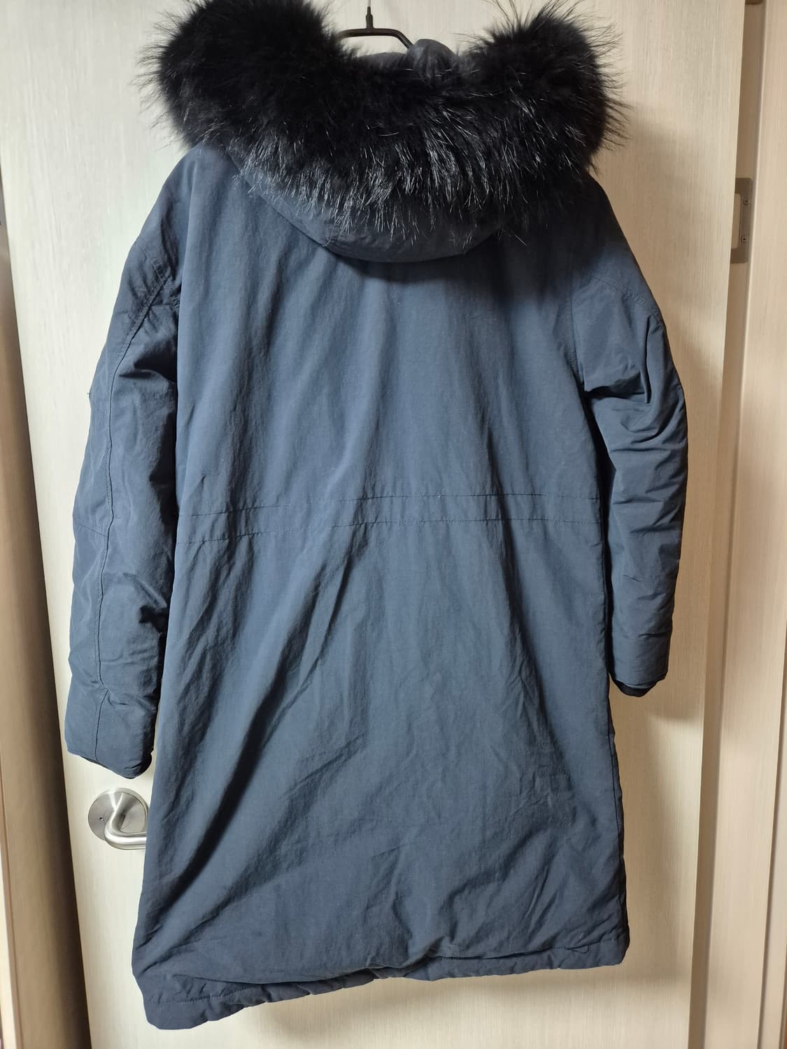 (21년) 코오롱스포츠 구스다운 하이라인 롱패딩 S (90) 공용 상품이미지4