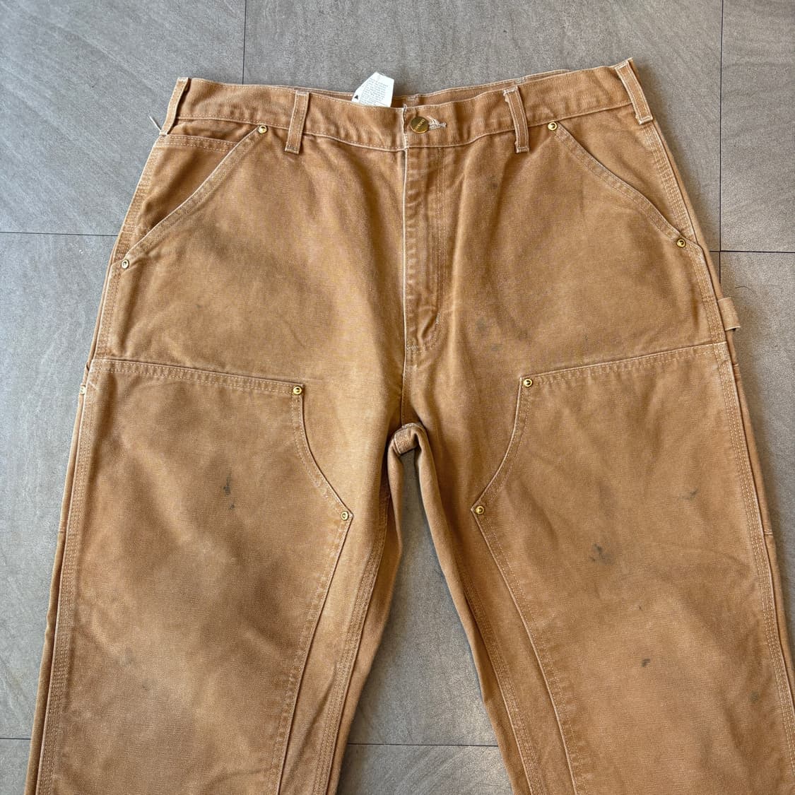 칼하트 정품 브라운 더블니 팬츠 바지 상품이미지2