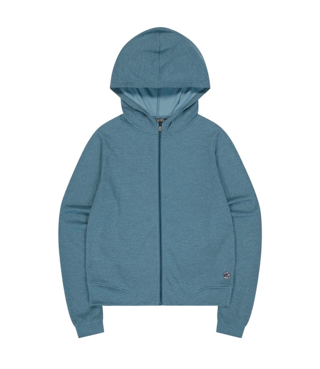 Coyseio 038 STRIPE ZIP UP BLUE 상품이미지1