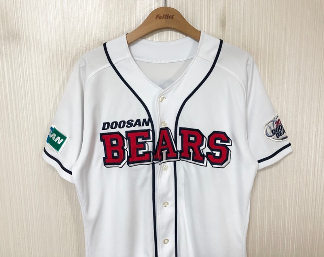 KBO 두산베어스 홈유니폼/져지 100 #14 고영민 상품이미지2