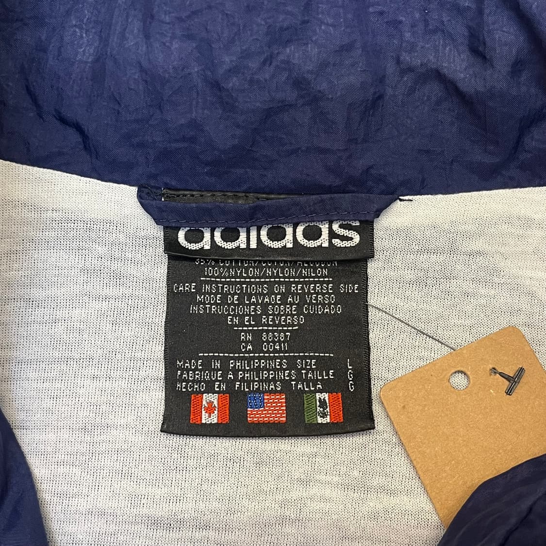 미국 빈티지 아디다스 배색 바람막이 상품이미지6