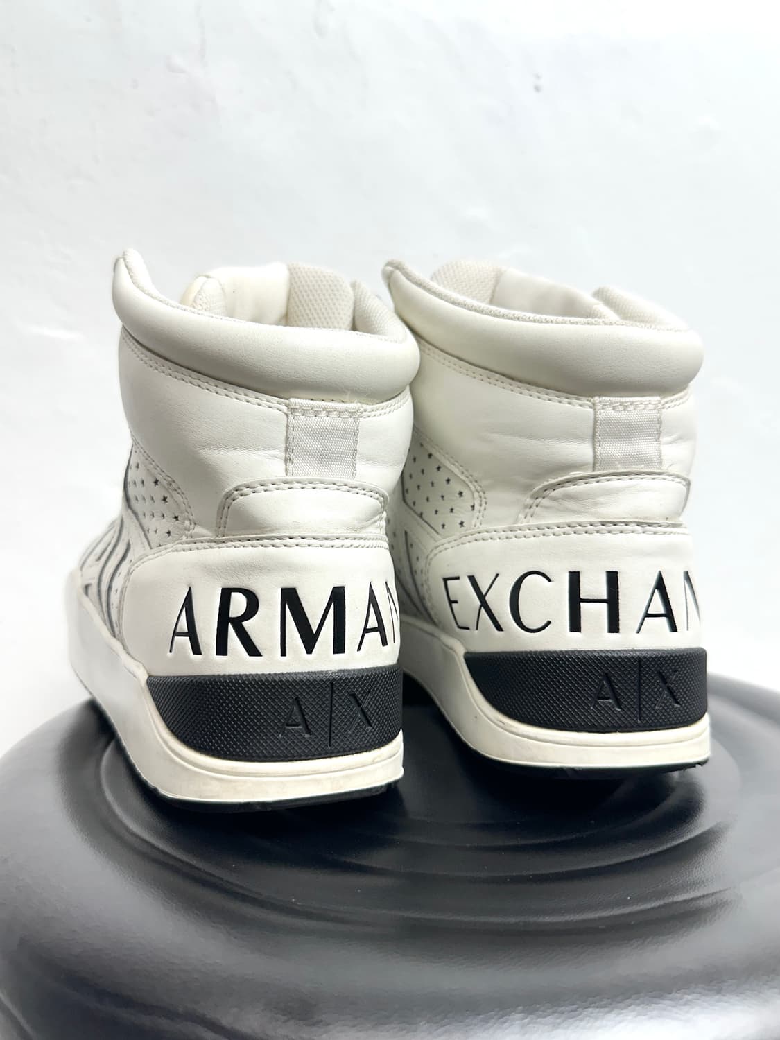 Armani Exchange High-Cut Leather Sneaker 상품이미지8
