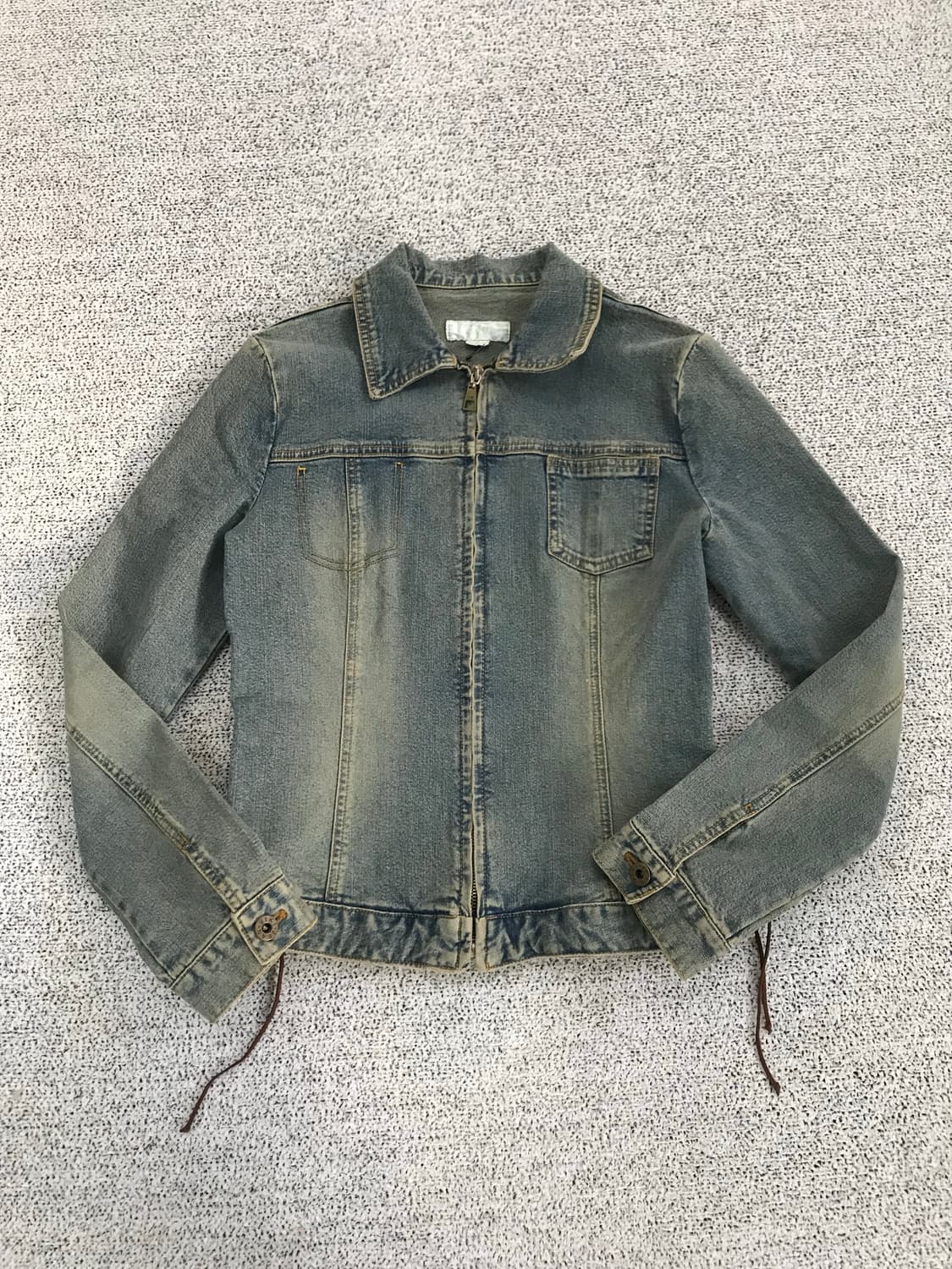 웨스턴 크롭 데님 자켓 상품이미지1