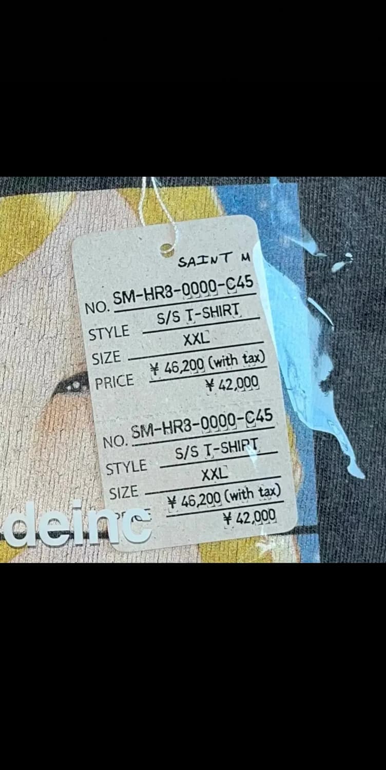 세인트 마이클 x P.A.M 숏슬리브 티셔츠 블랙 (2XL) 상품이미지2