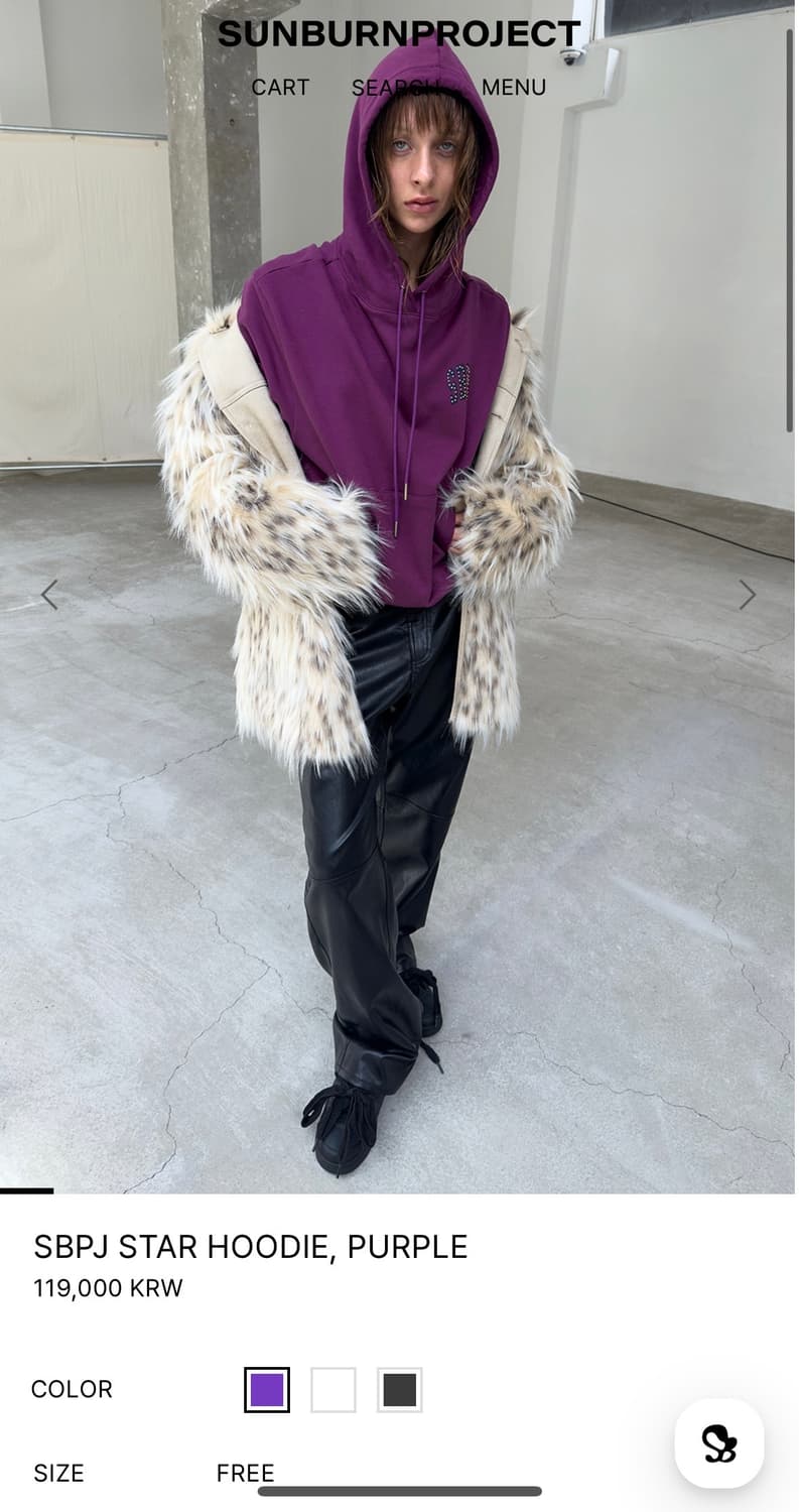 썬번프로젝트 후드 상품이미지3