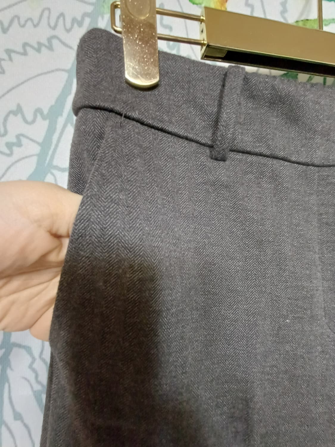 66~날씬 77)와이드 바지/와이드팬츠/통바지 상품이미지4